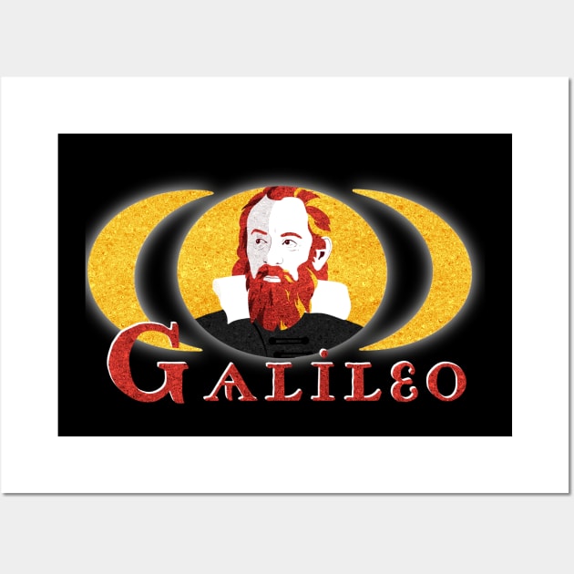 Galileo Wall Art by ScienceNStuffStudio